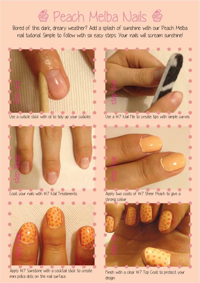 Peach Melba Nails